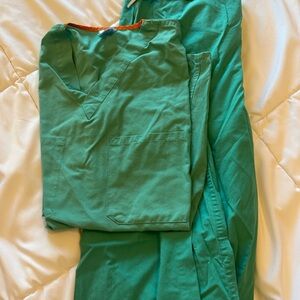 Green Scrub Set
